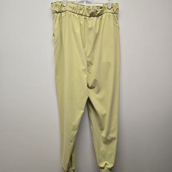 Lululemon Stretch High-Rise Jogger *Full Length sz 8 in Yellow Pull-On Pants EUC - Picture 5 of 14